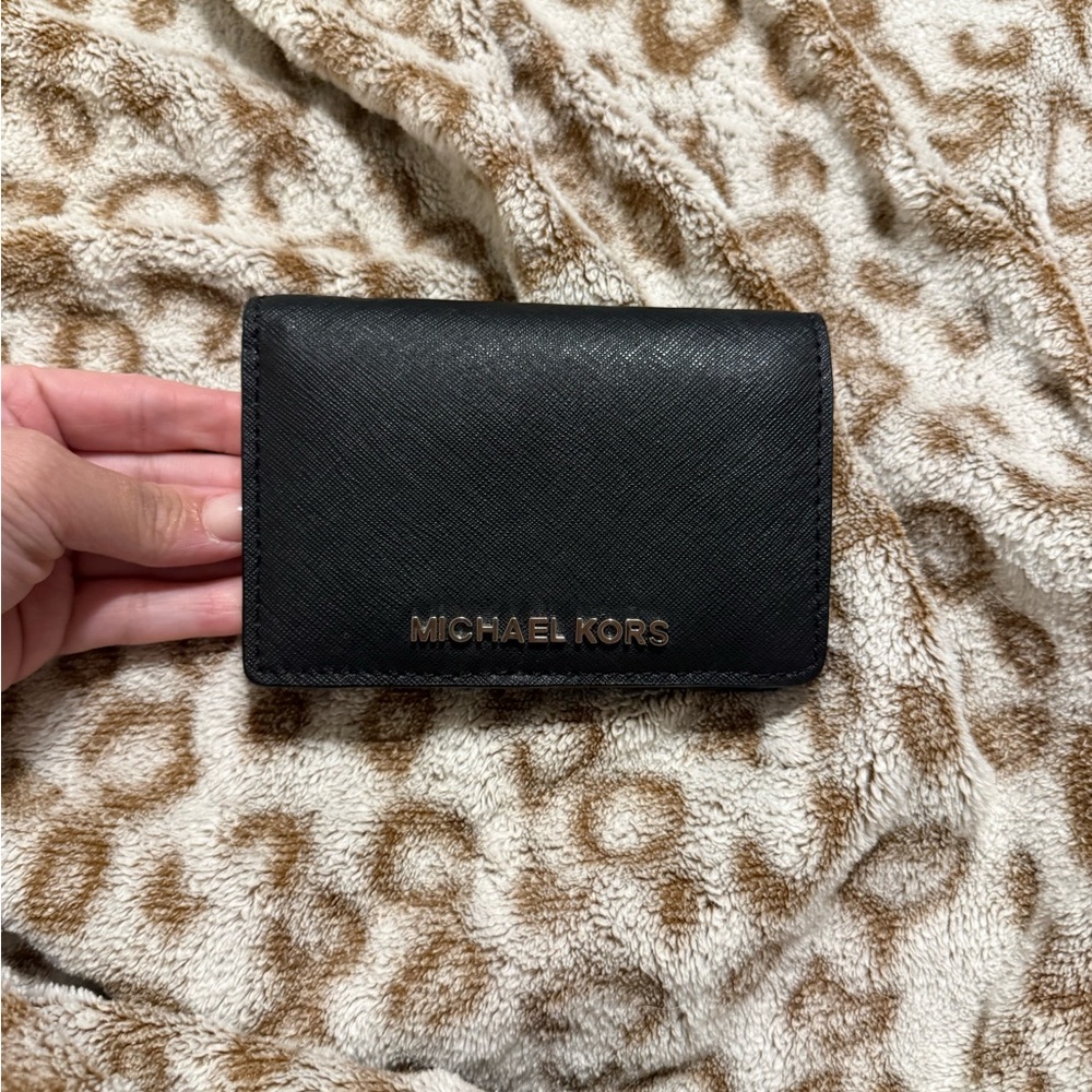Michael Kors Black Leather Wallet